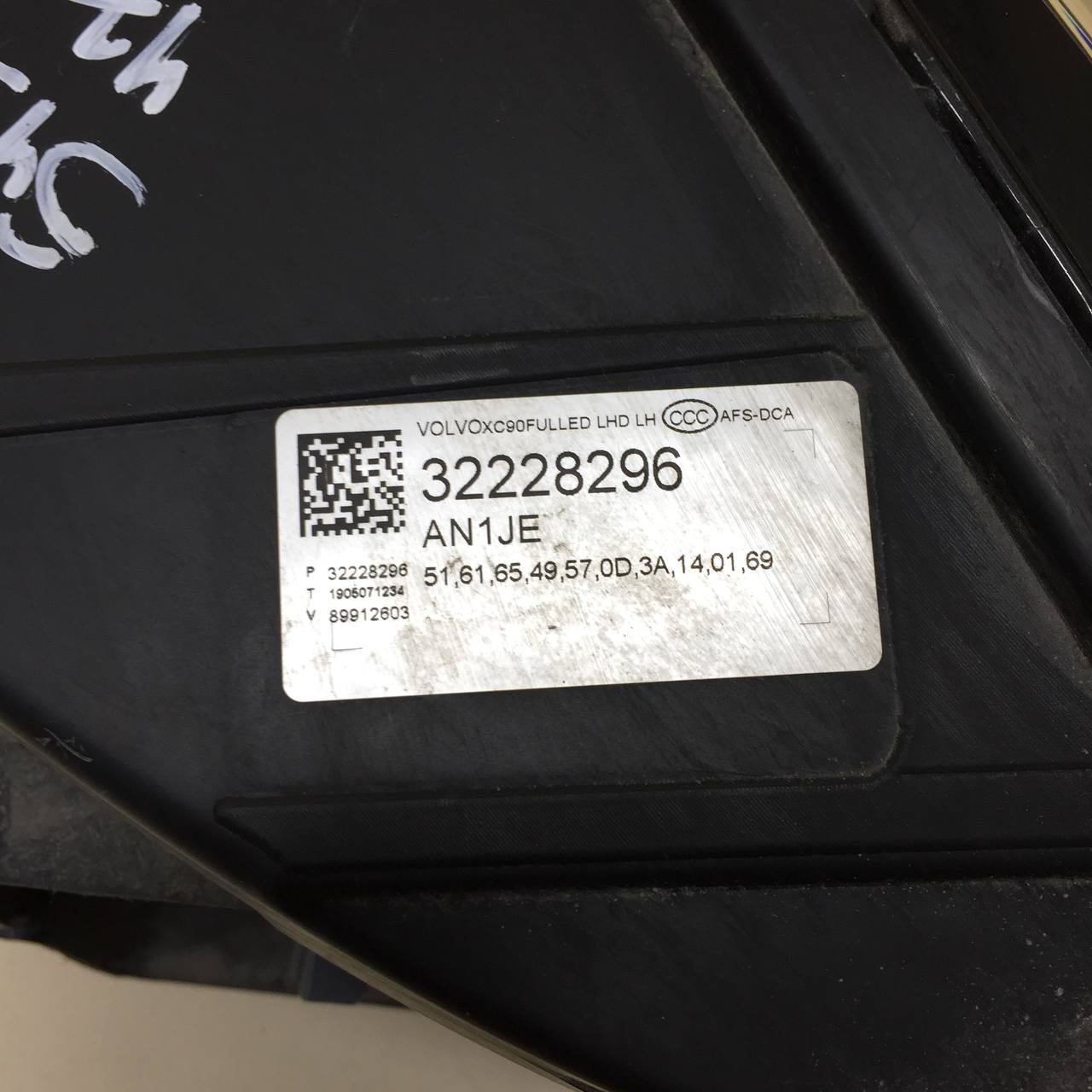 Фара левая Volvo XC90 2015>