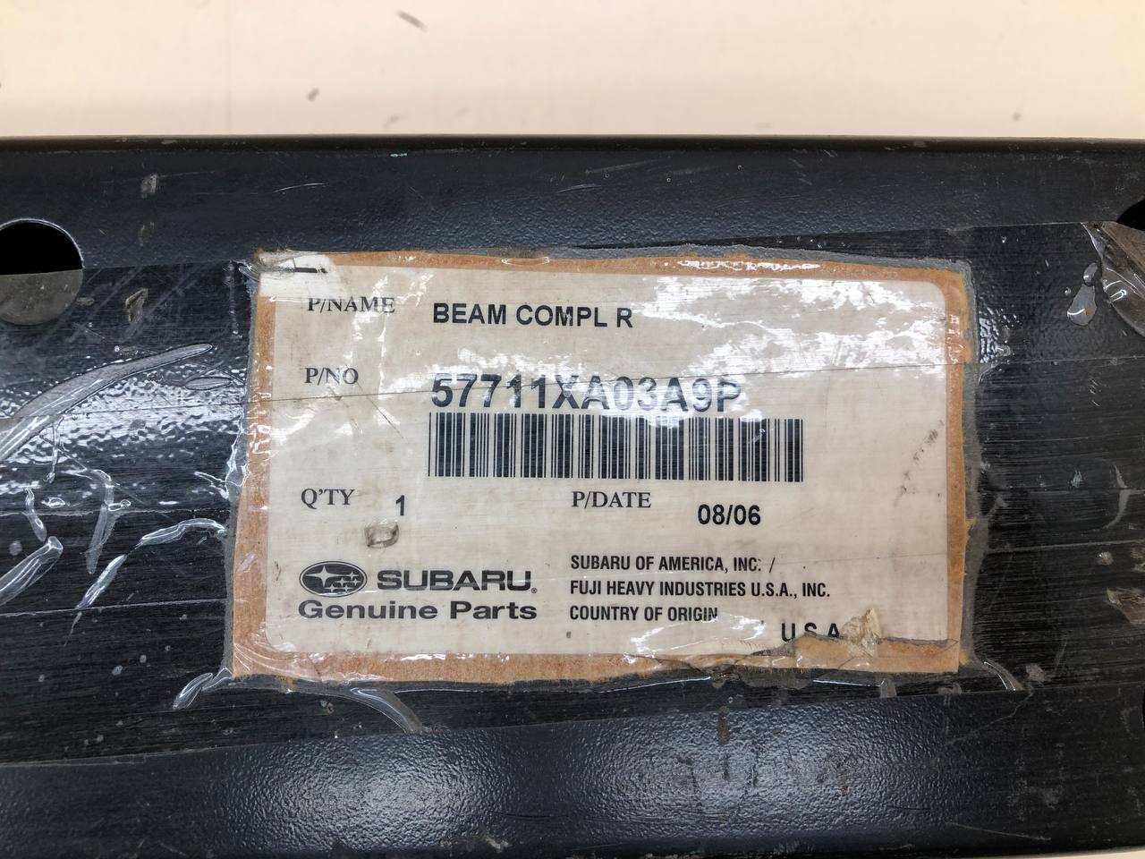 Усилитель заднего бампера Subaru B9 Tribeca (WX/W10) 2004-2008