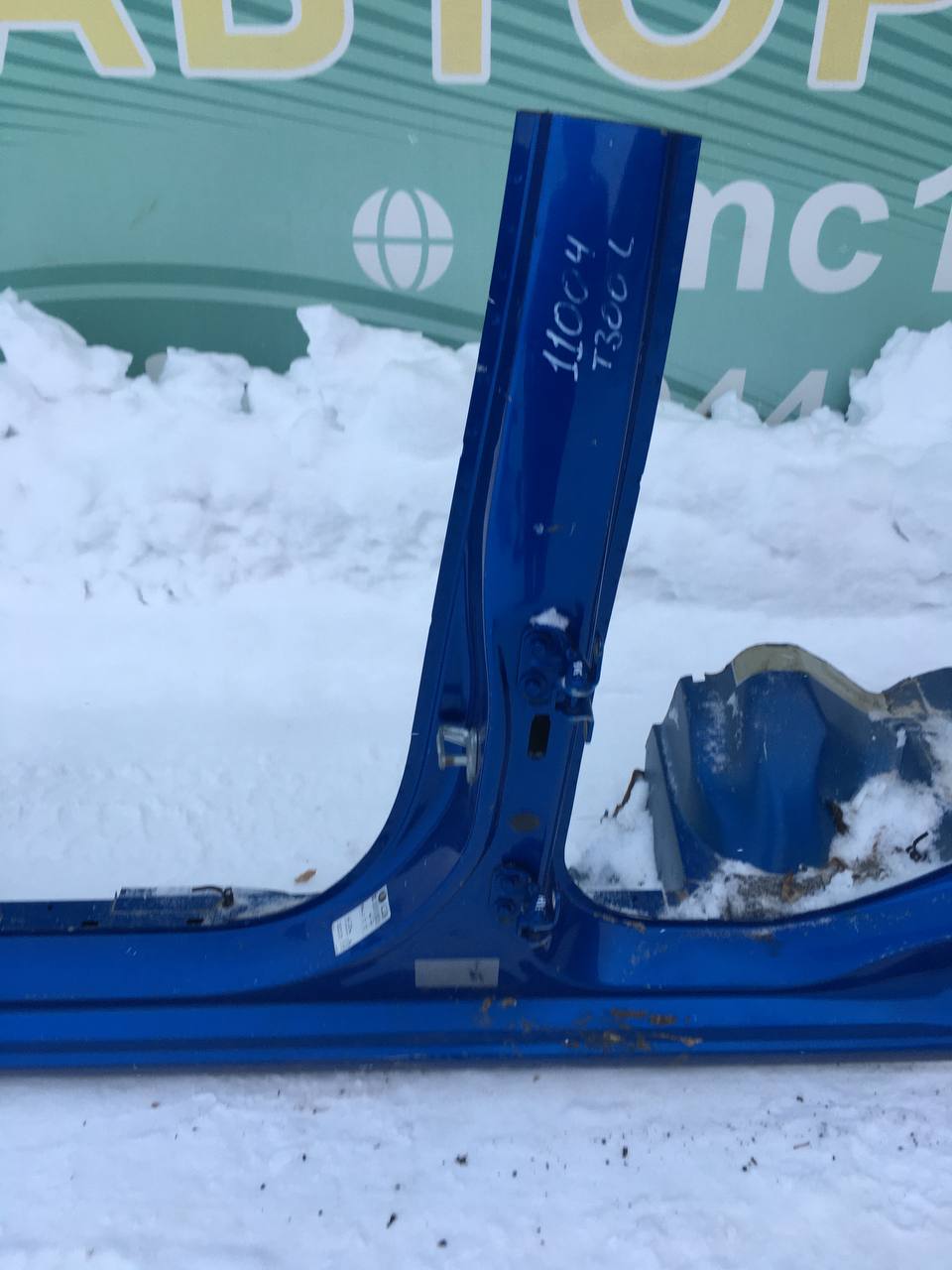 Порог со стойкой левый Chevrolet Aveo T300 2011>