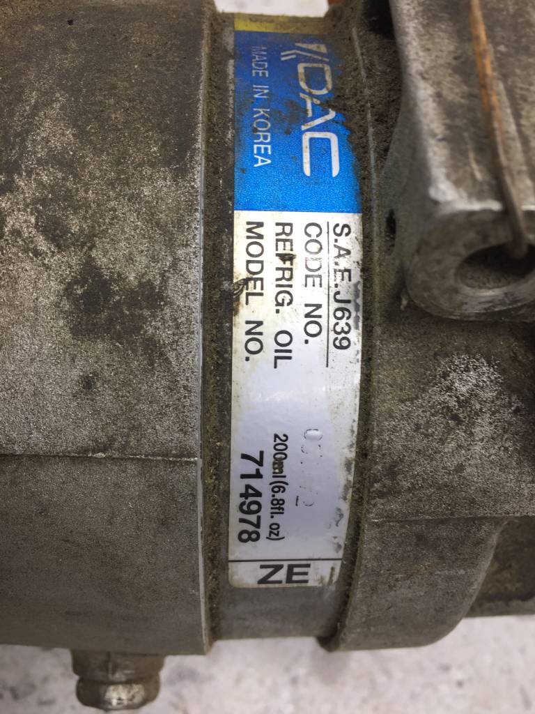 Компрессор системы кондиционирования Chevrolet Aveo T250 2005-2011