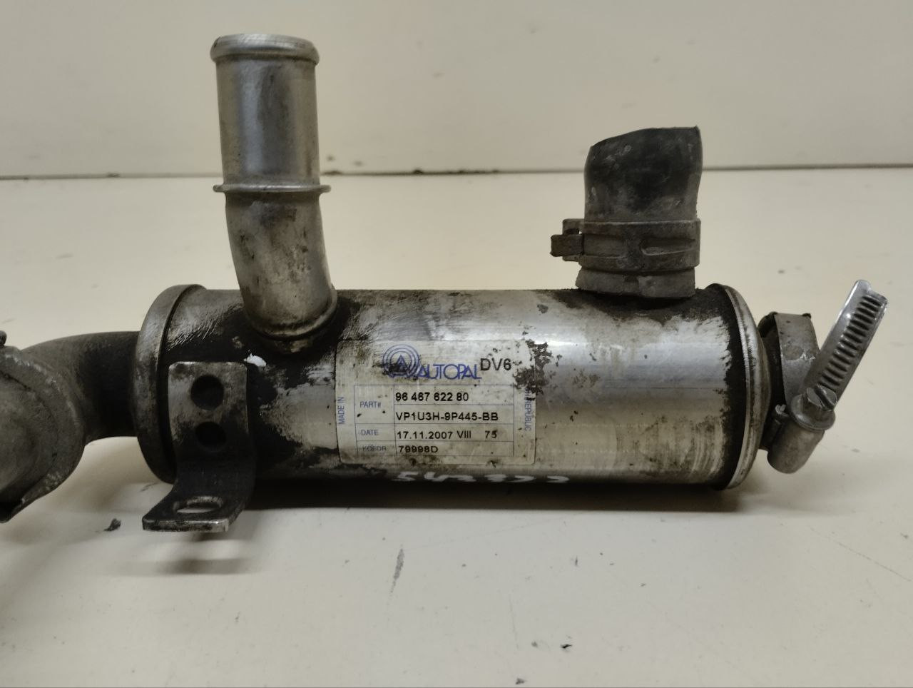 Радиатор системы EGR Citroen Grand C4 Picasso 2006-2014