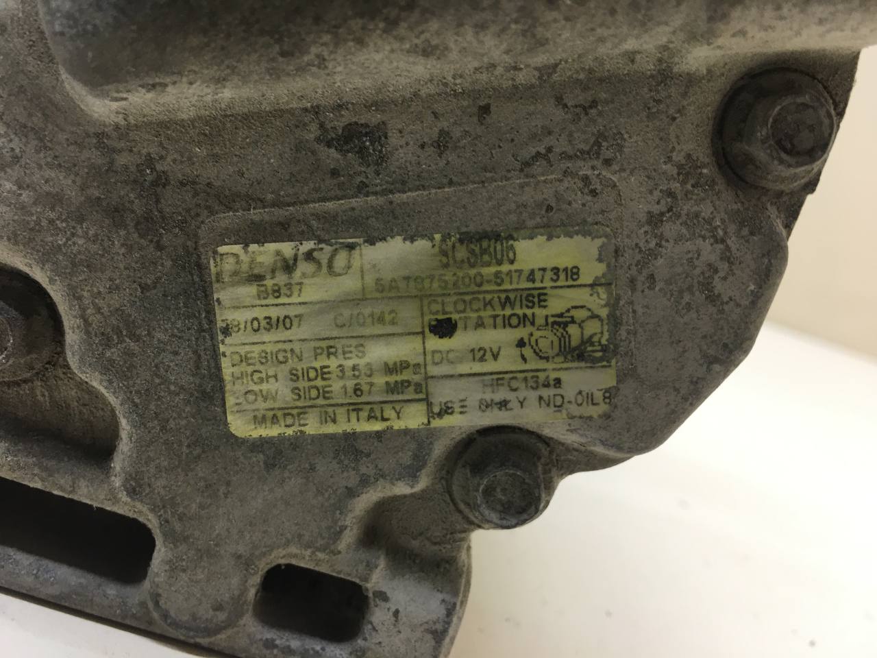 Компрессор системы кондиционирования Fiat Albea 2002-2012