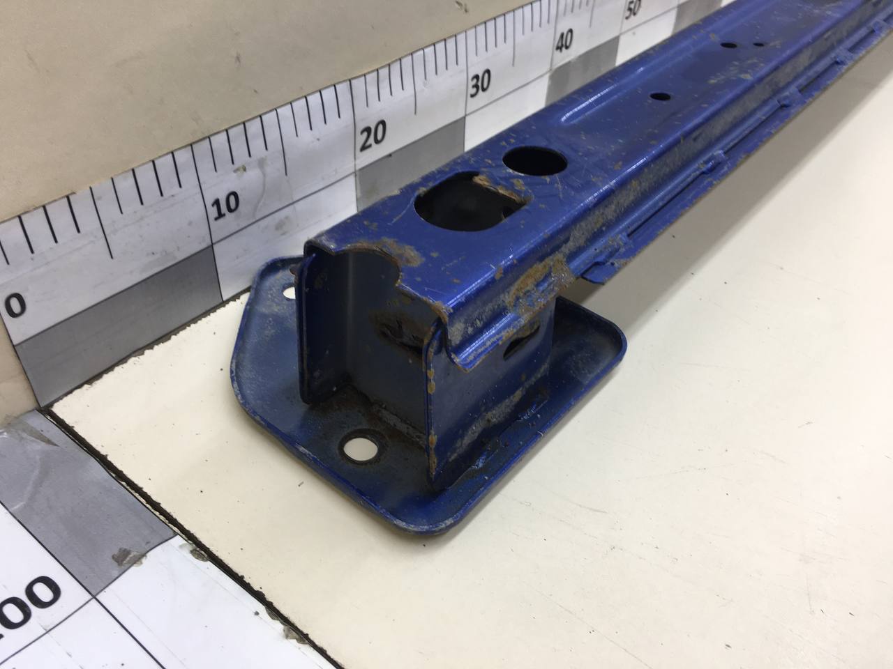 Усилитель заднего бампера Mitsubishi Lancer X (CX, CY)  2007>