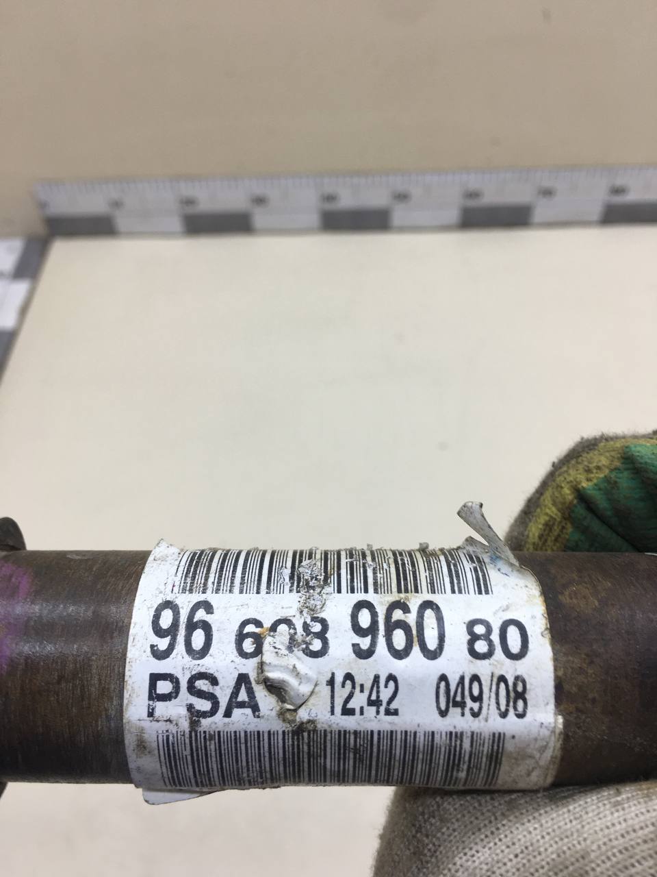 Полуось передняя левая Peugeot 308 2007>