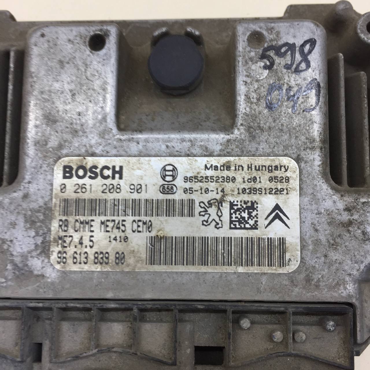 Блок управления двигателем Peugeot 307 2001-2008