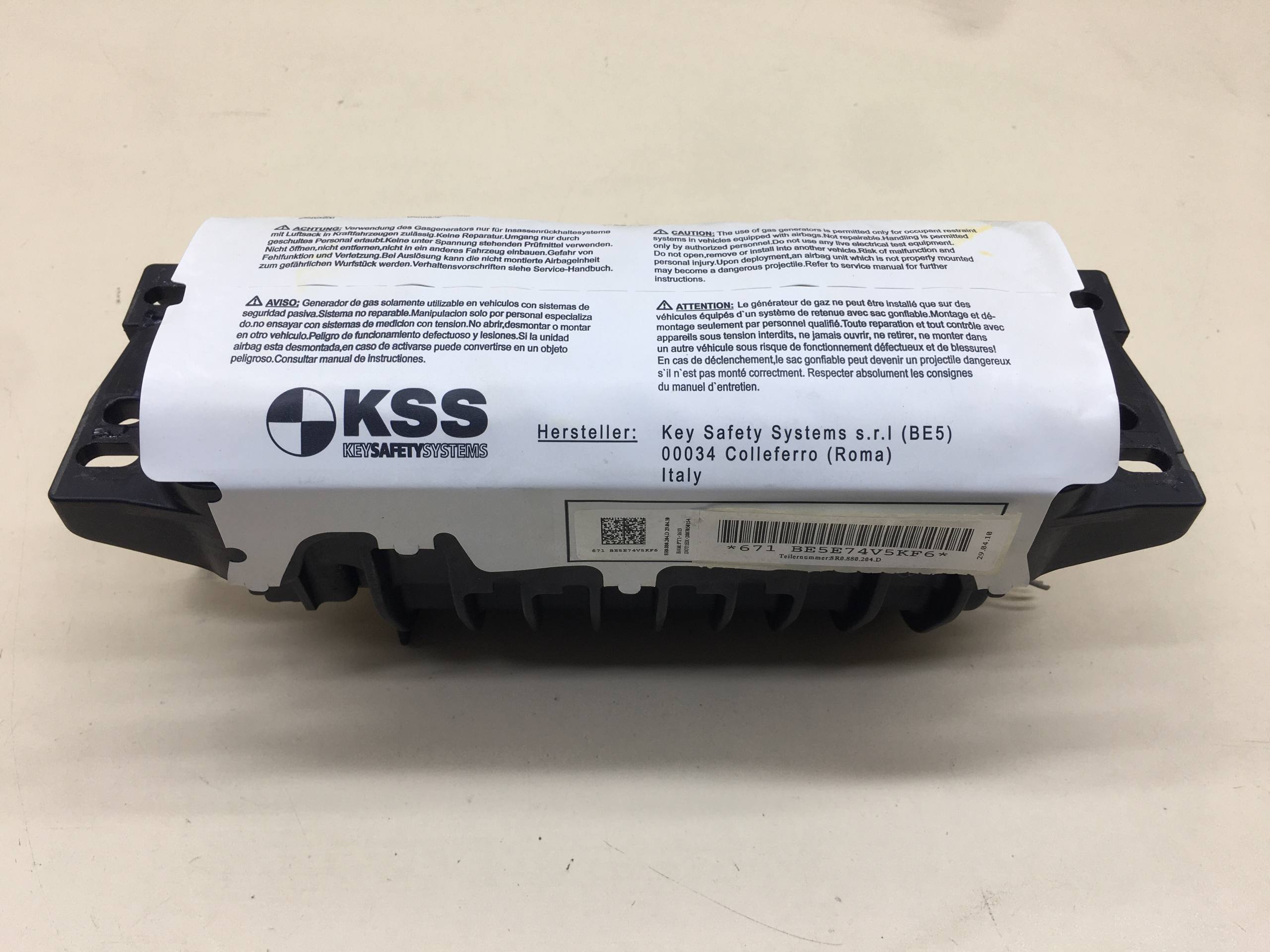 Подушка безопасности (комплект) Audi Q5 (8R) 2008-2017