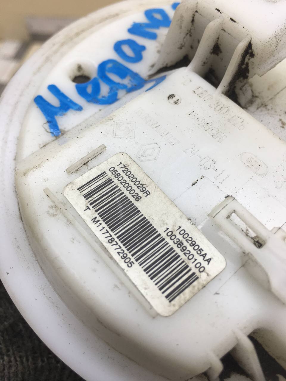 Насос топливный электрический Renault Megane (3) 2009-2016