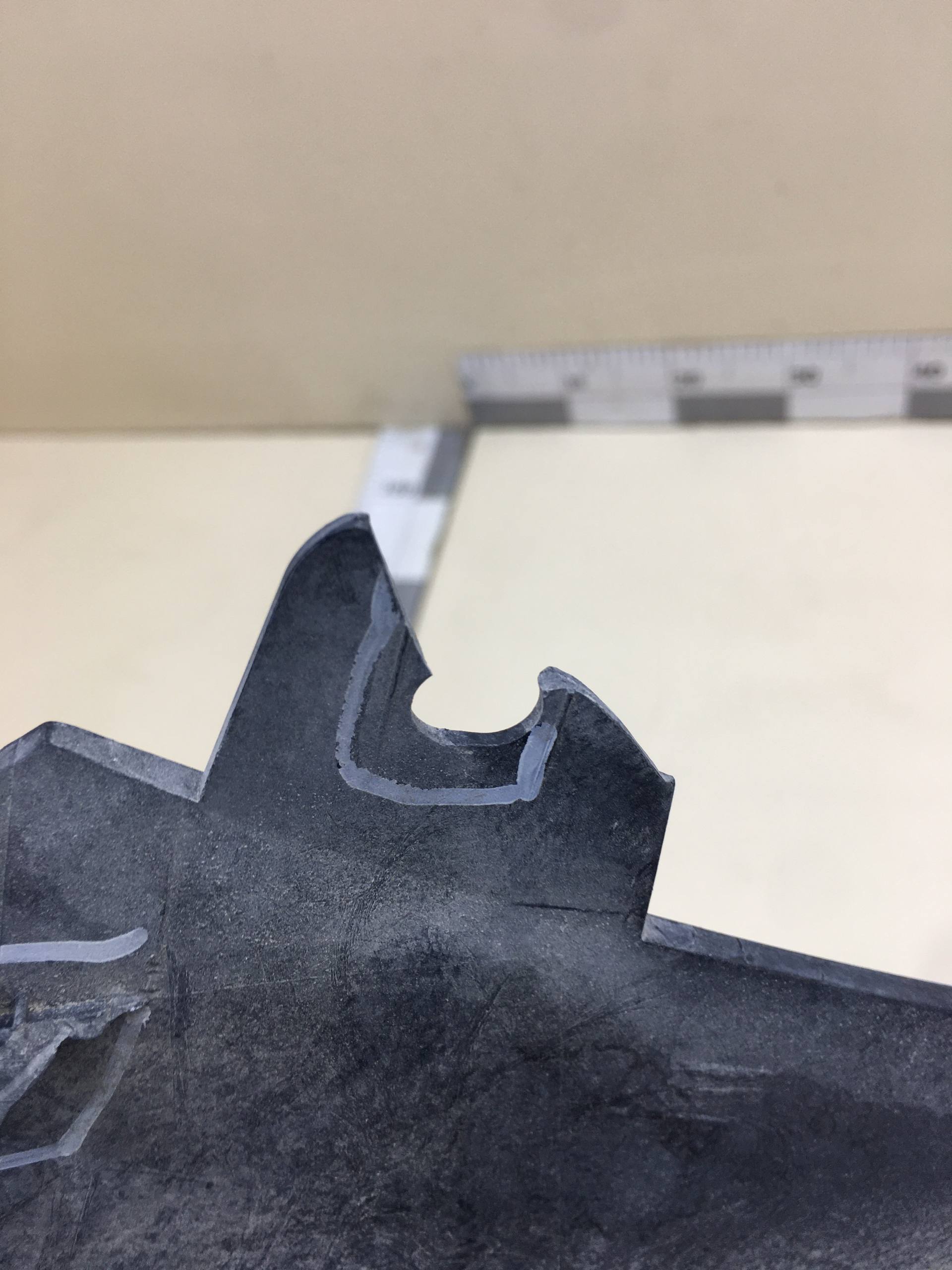 Накладка переднего бампера центральная Genesis G70 2017-2022