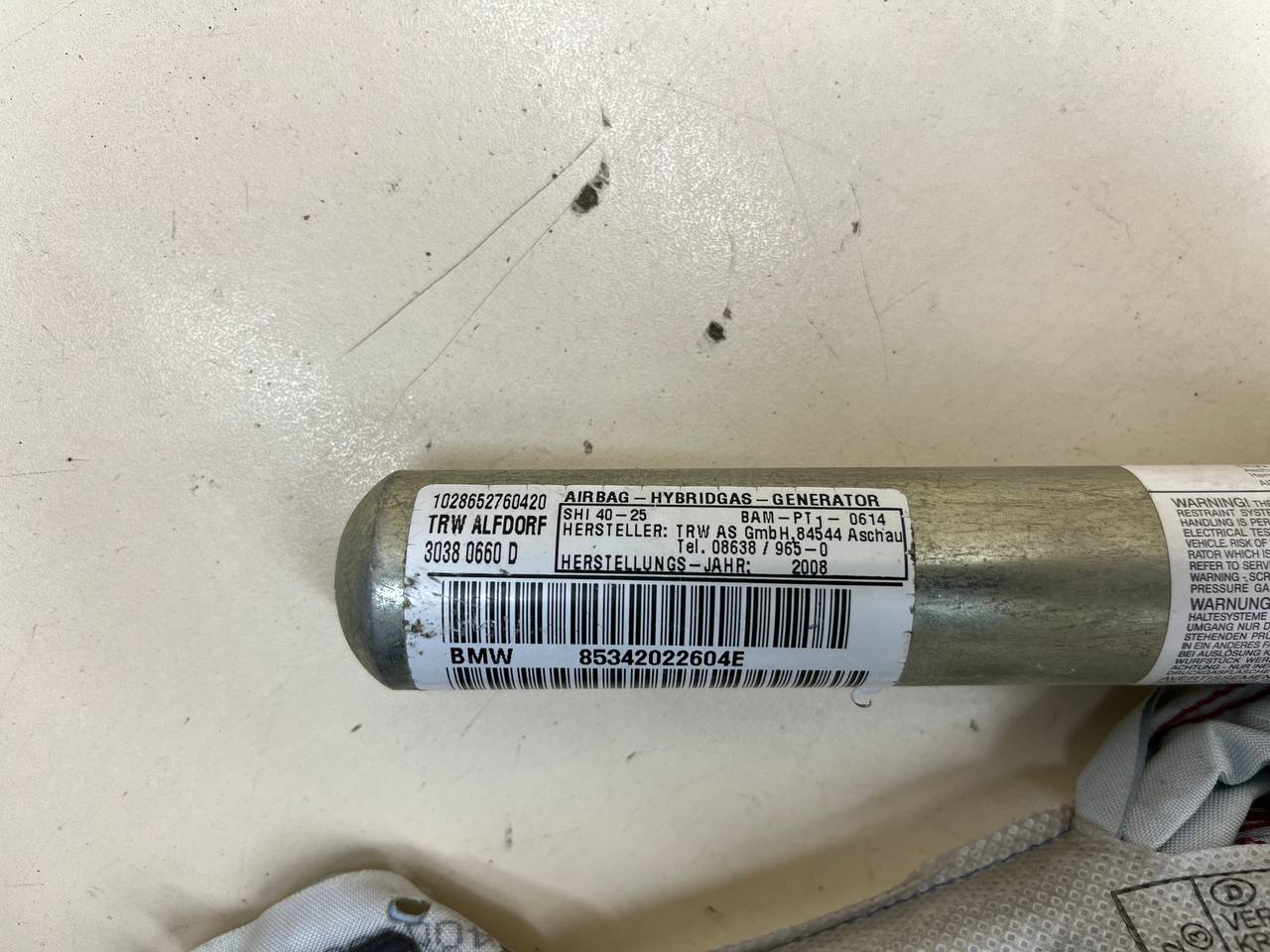 Подушка безопасности боковая (шторка) BMW X3 E83 2004-2010