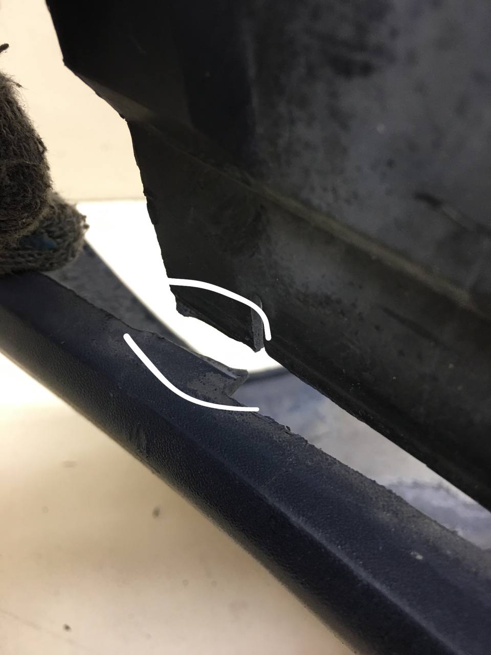 Бампер задний Volvo XC90 2002-2015