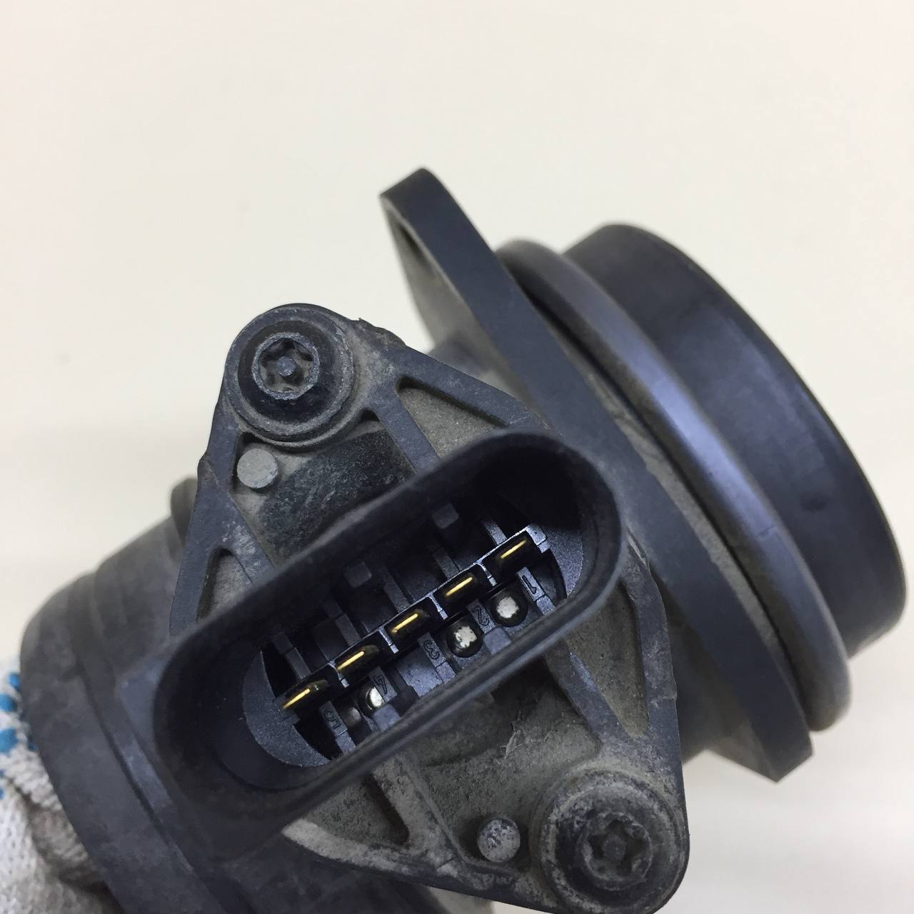 Датчик расхода воздуха (массметр, дмрв) Audi Q7 (4L) 2005-2015