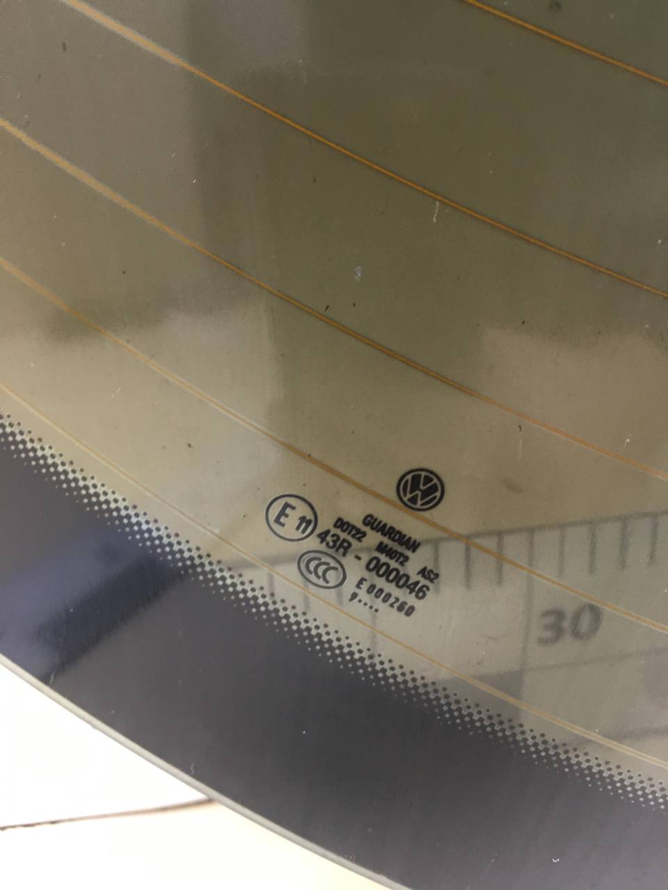 Стекло заднее Volkswagen Passat CC (B6) 2008-2017