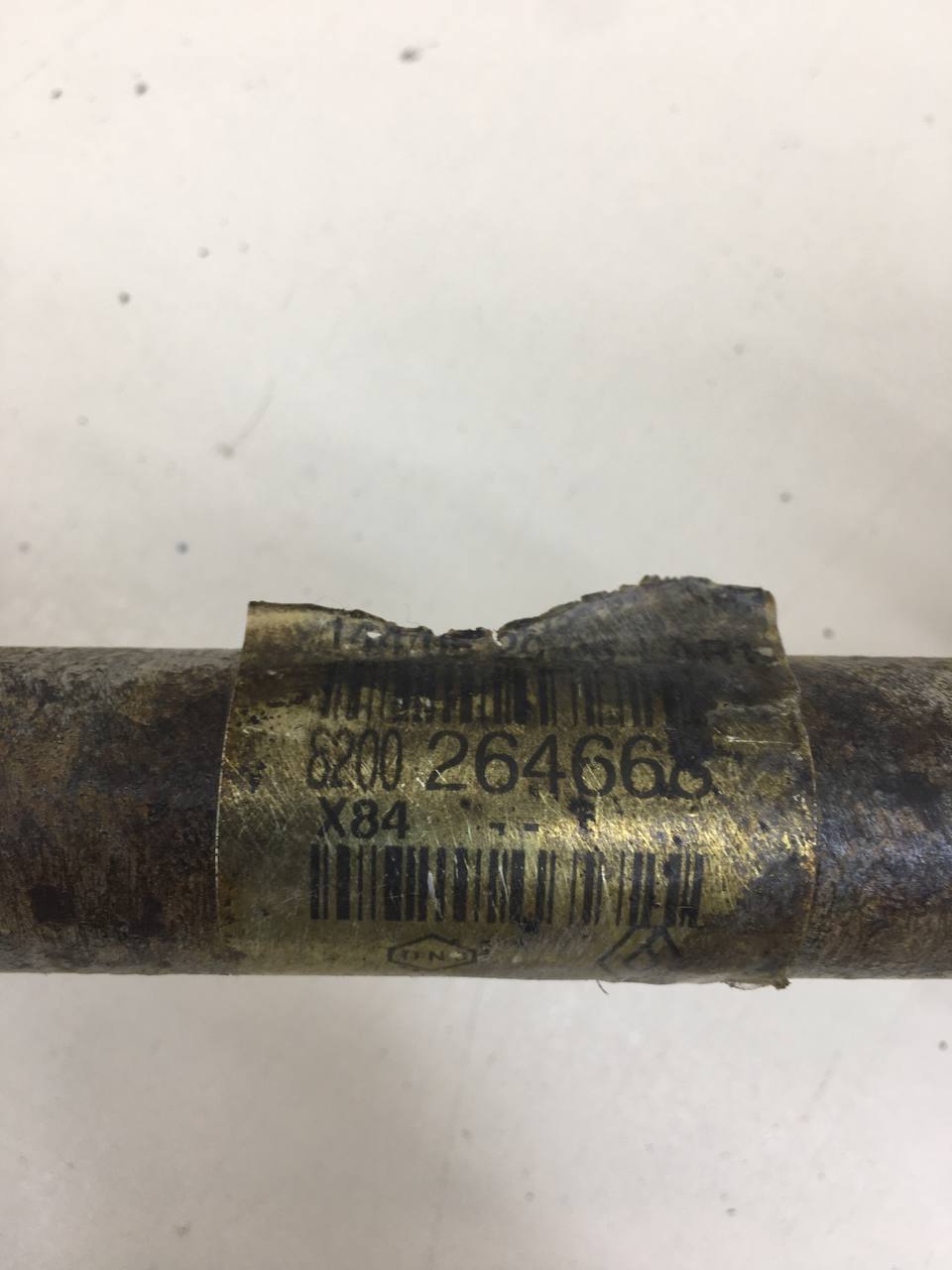 Полуось передняя правая Renault Megane (2) 2002-2009