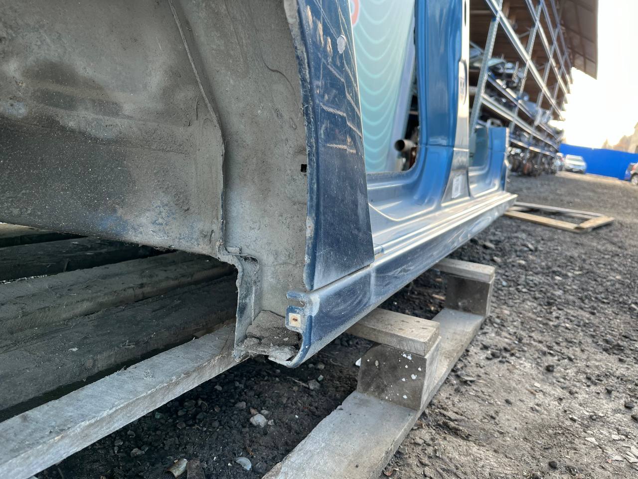 Порог со стойкой правый Citroen C-Elysee 2012-2017