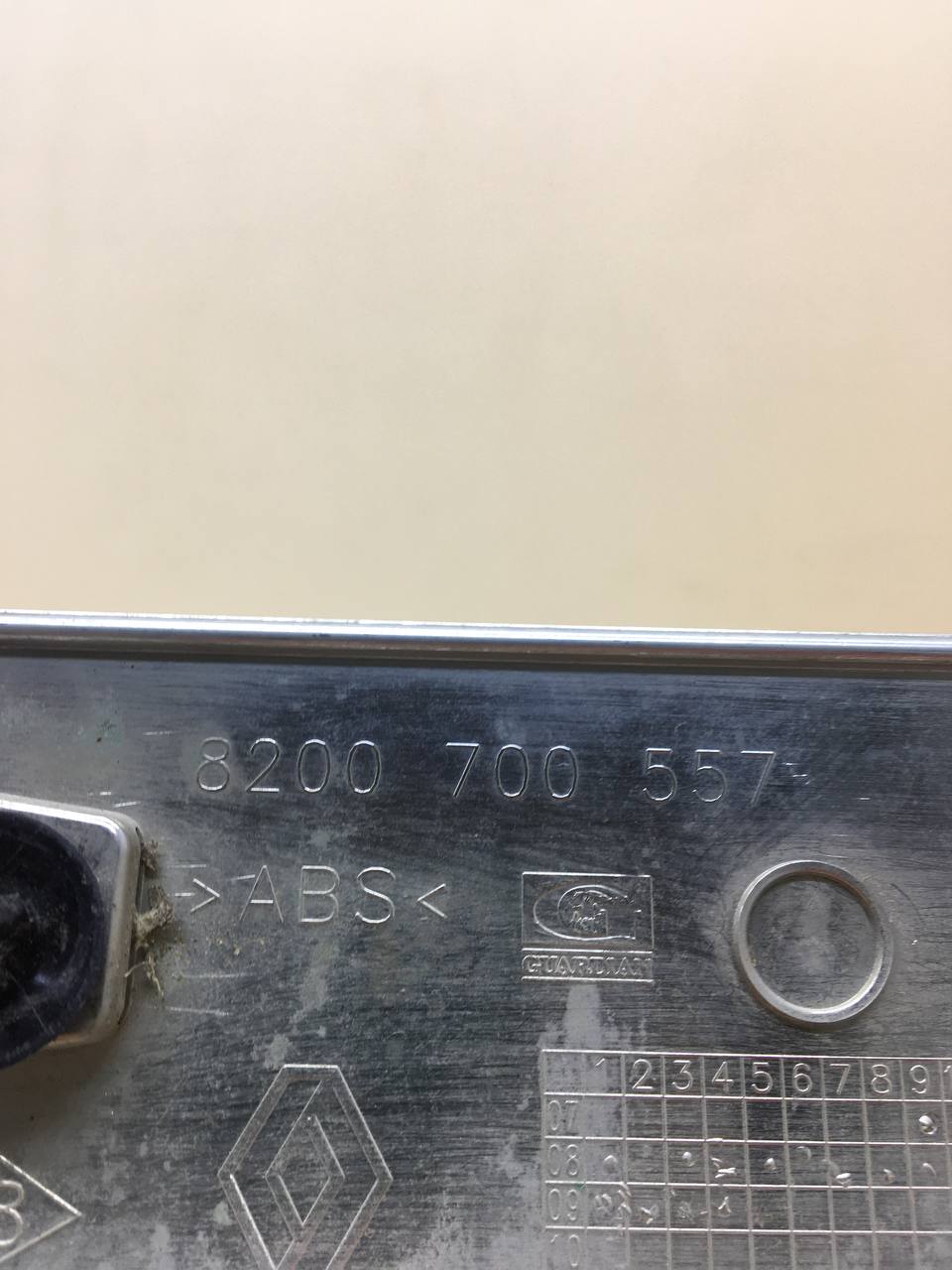 Накладка крышки багажника Renault Symbol (2) 2008-2012