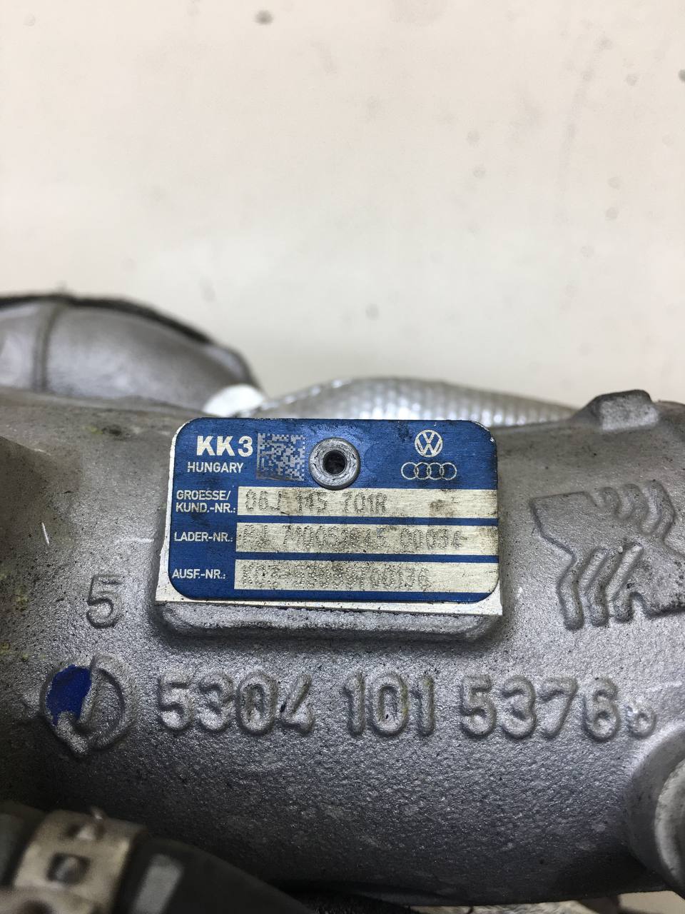 Турбокомпрессор (турбина) Volkswagen Passat B7 2011-2015