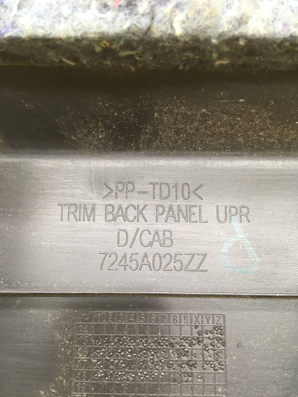 Обшивка багажника Mitsubishi L200 5 (KK/KL) 2015>