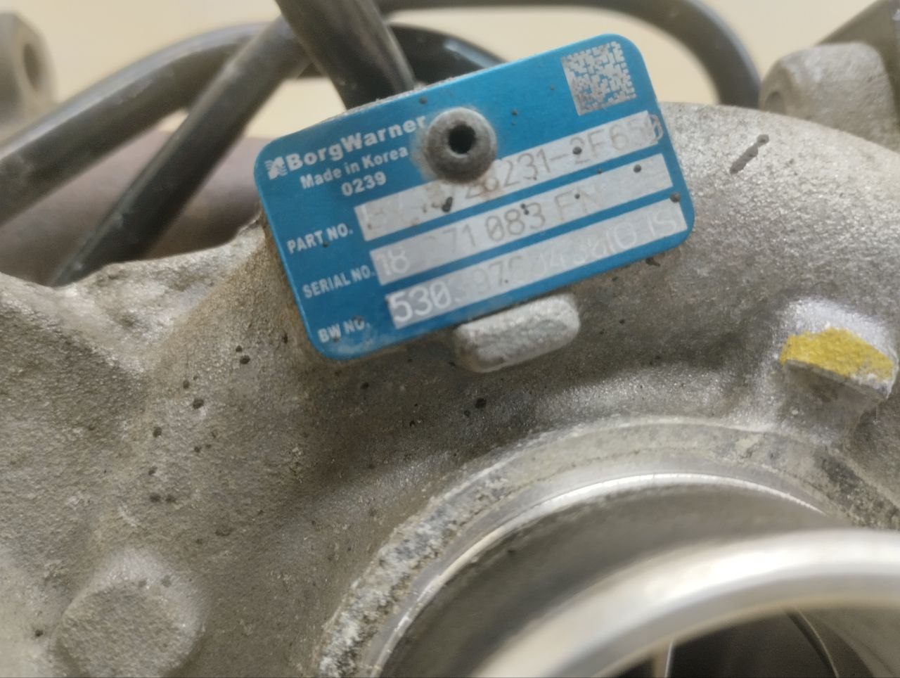 Турбокомпрессор (турбина) Hyundai Santa Fe (TM) 2018-2022