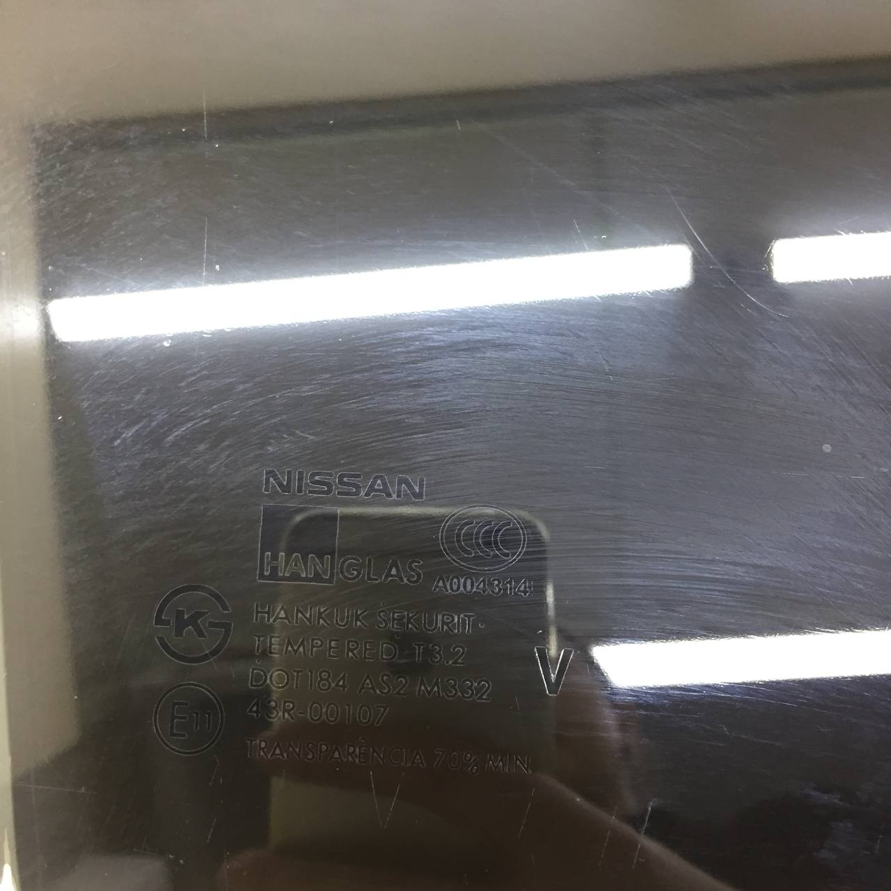 Стекло двери задней правой Nissan Almera Classic (B10) 2006-2013