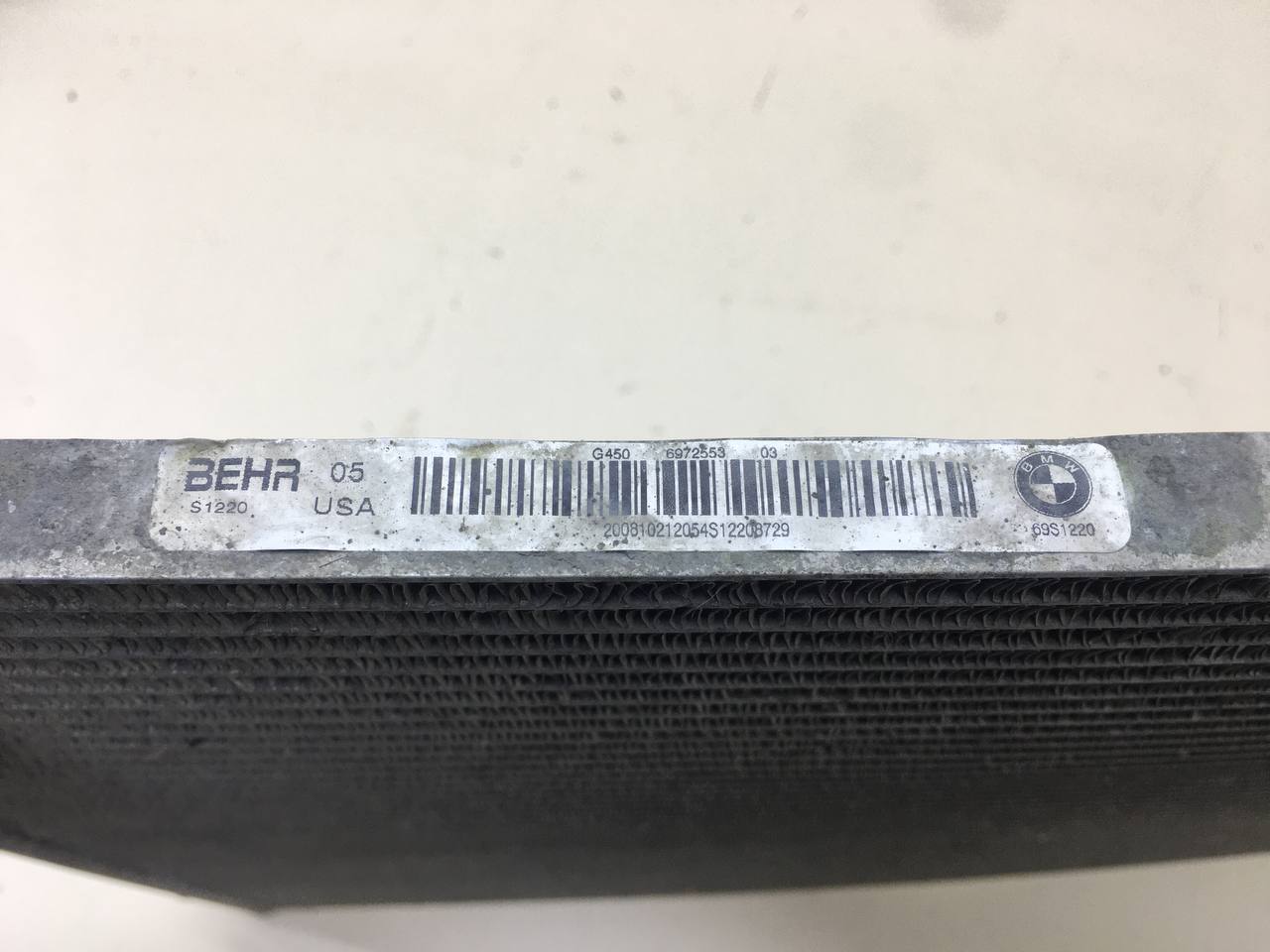 Радиатор кондиционера (конденсер) BMW X6 E71 2008-2014