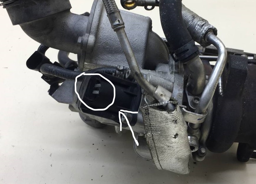 Турбокомпрессор (турбина) Volkswagen Passat B7 2011-2015