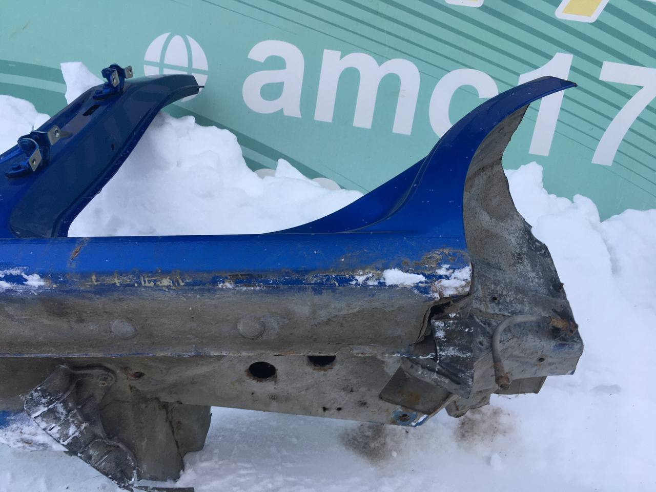 Порог со стойкой левый Chevrolet Aveo T300 2011>