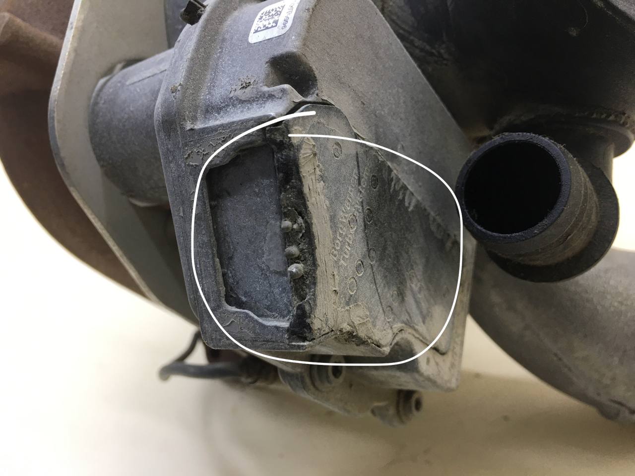 Турбокомпрессор (турбина) Volkswagen Touareg (7L) 2002-2010