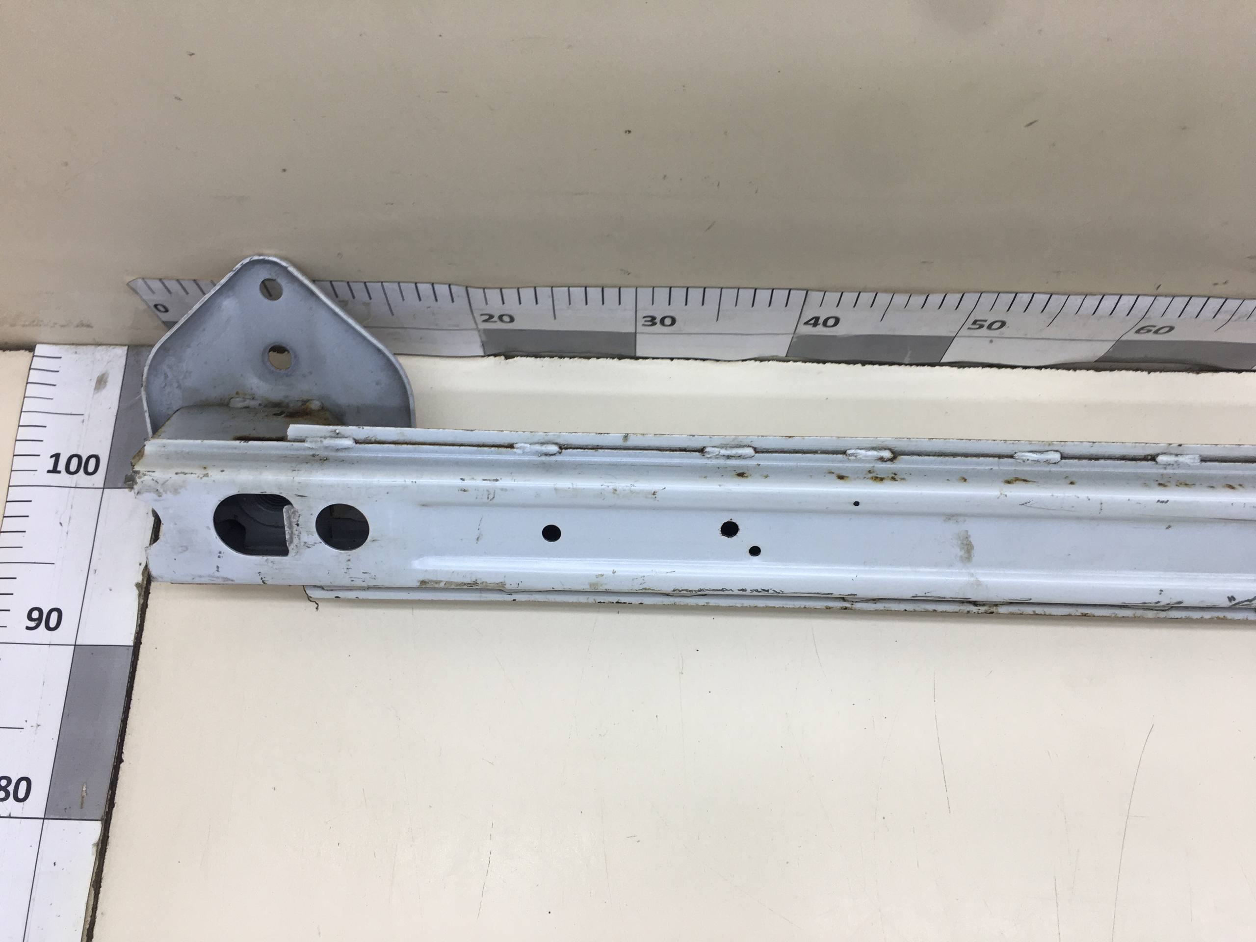 Усилитель заднего бампера Mitsubishi Lancer X (CX, CY)  2007>