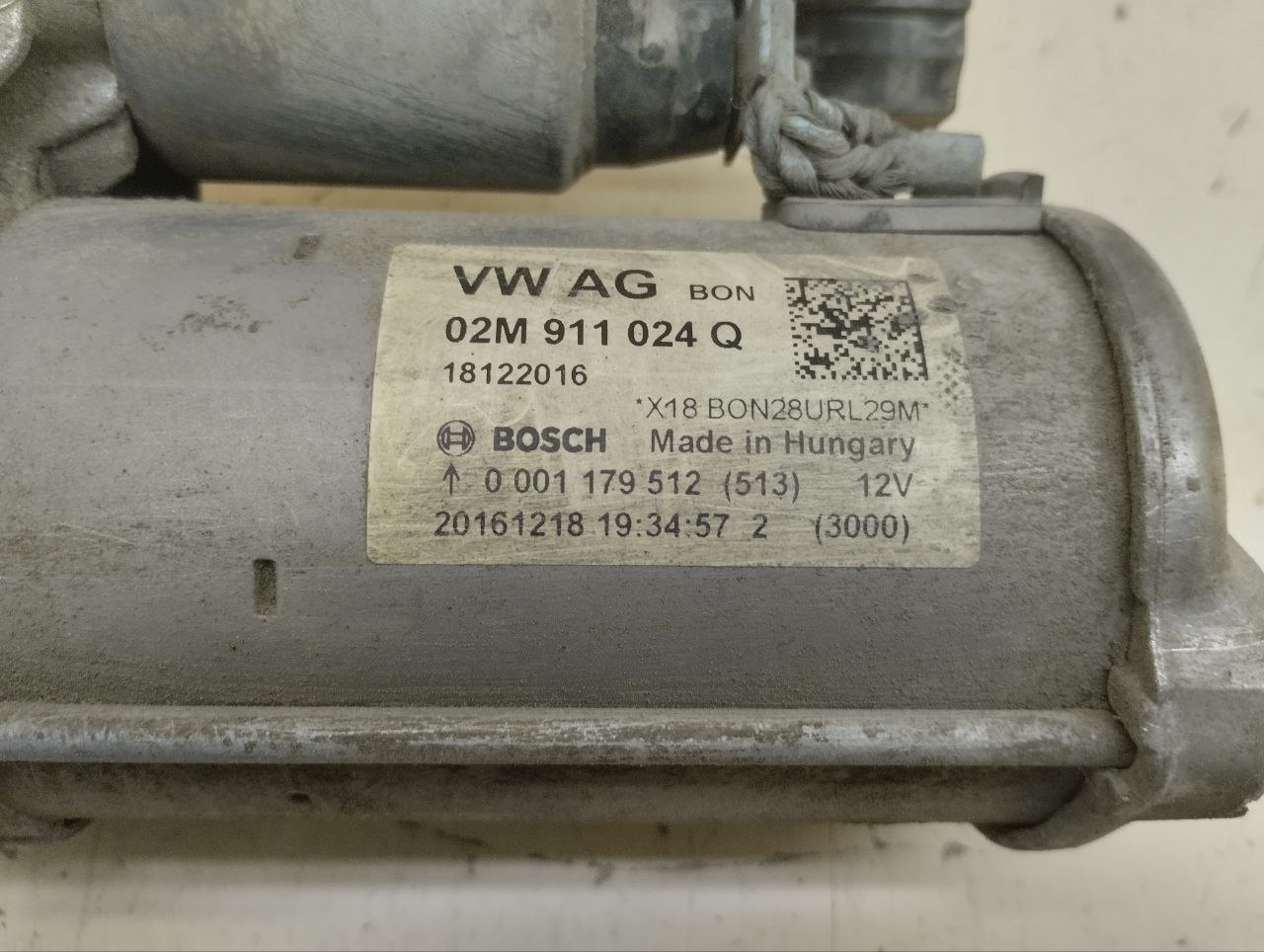 Стартер Volkswagen Polo (MK5) 2011-2020