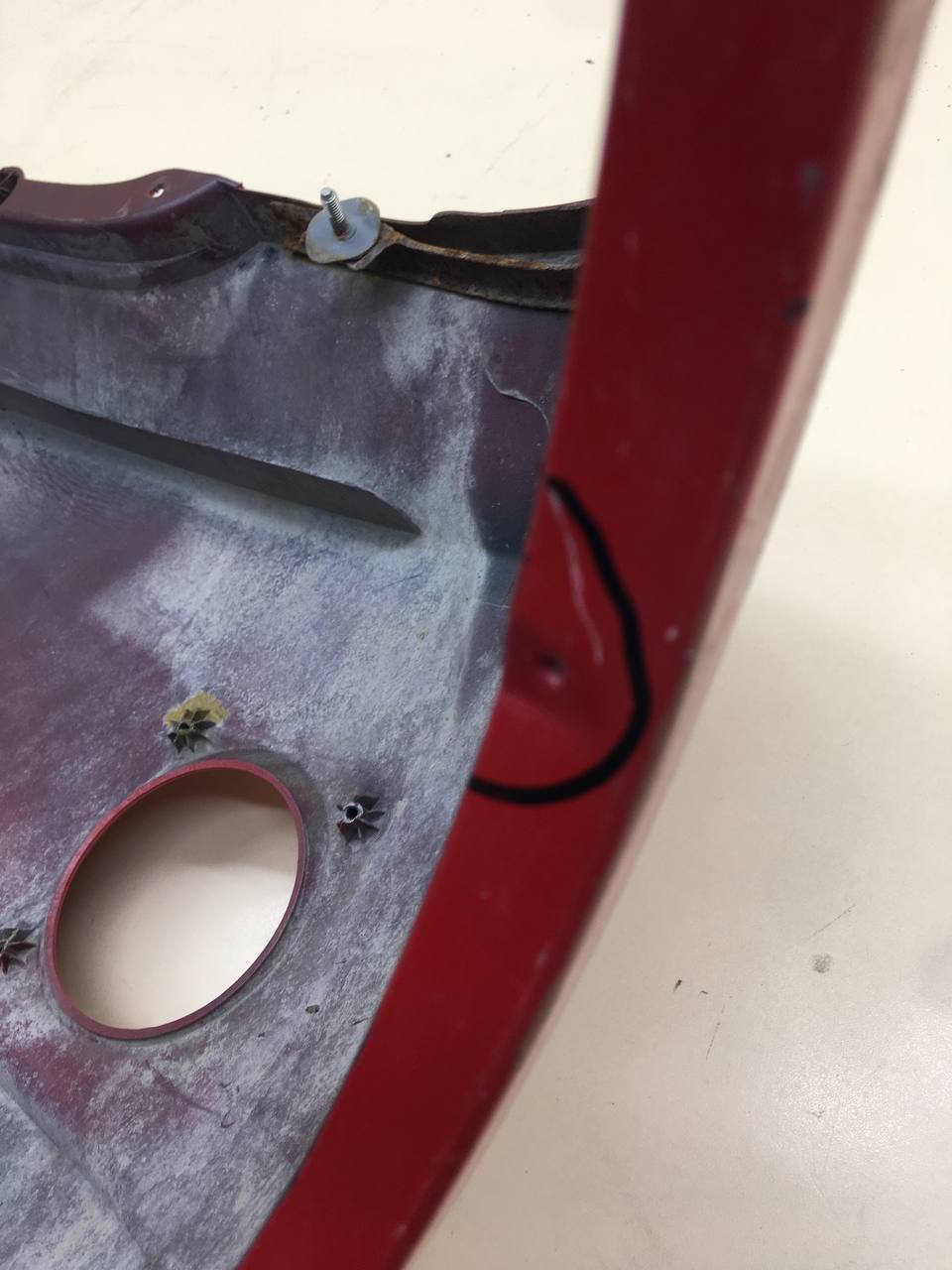 Бампер задний Chevrolet Spark (M200) 2005-2010