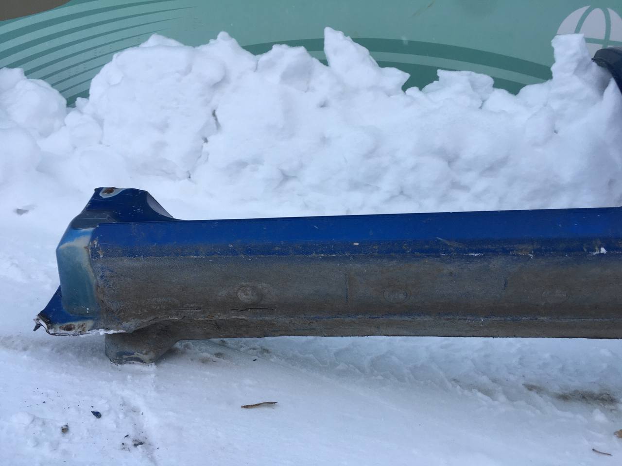 Порог со стойкой левый Chevrolet Aveo T300 2011>