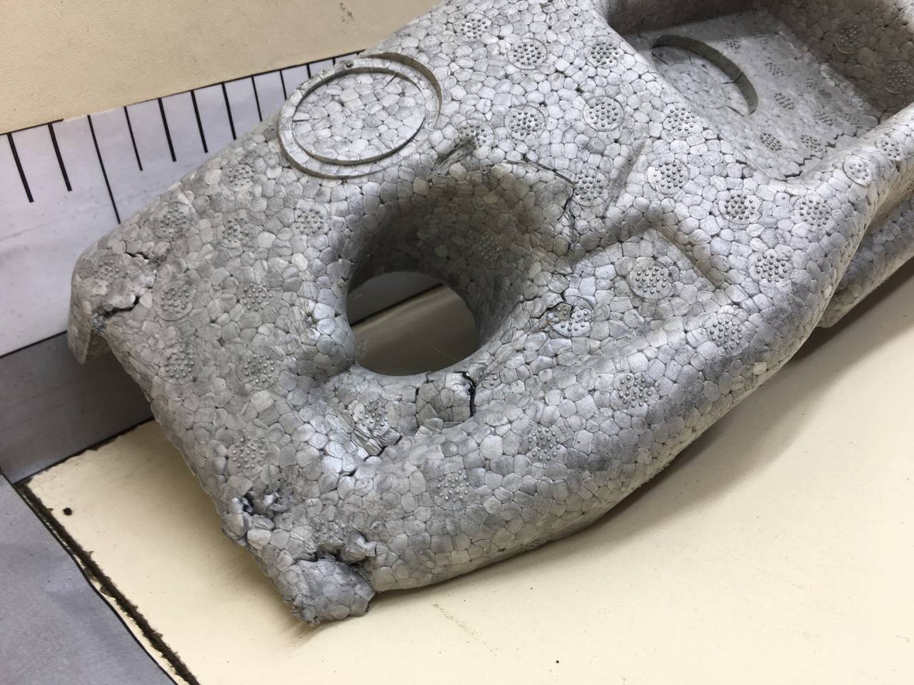 Наполнитель переднего бампера Chevrolet Spark (M300) 2010-2015