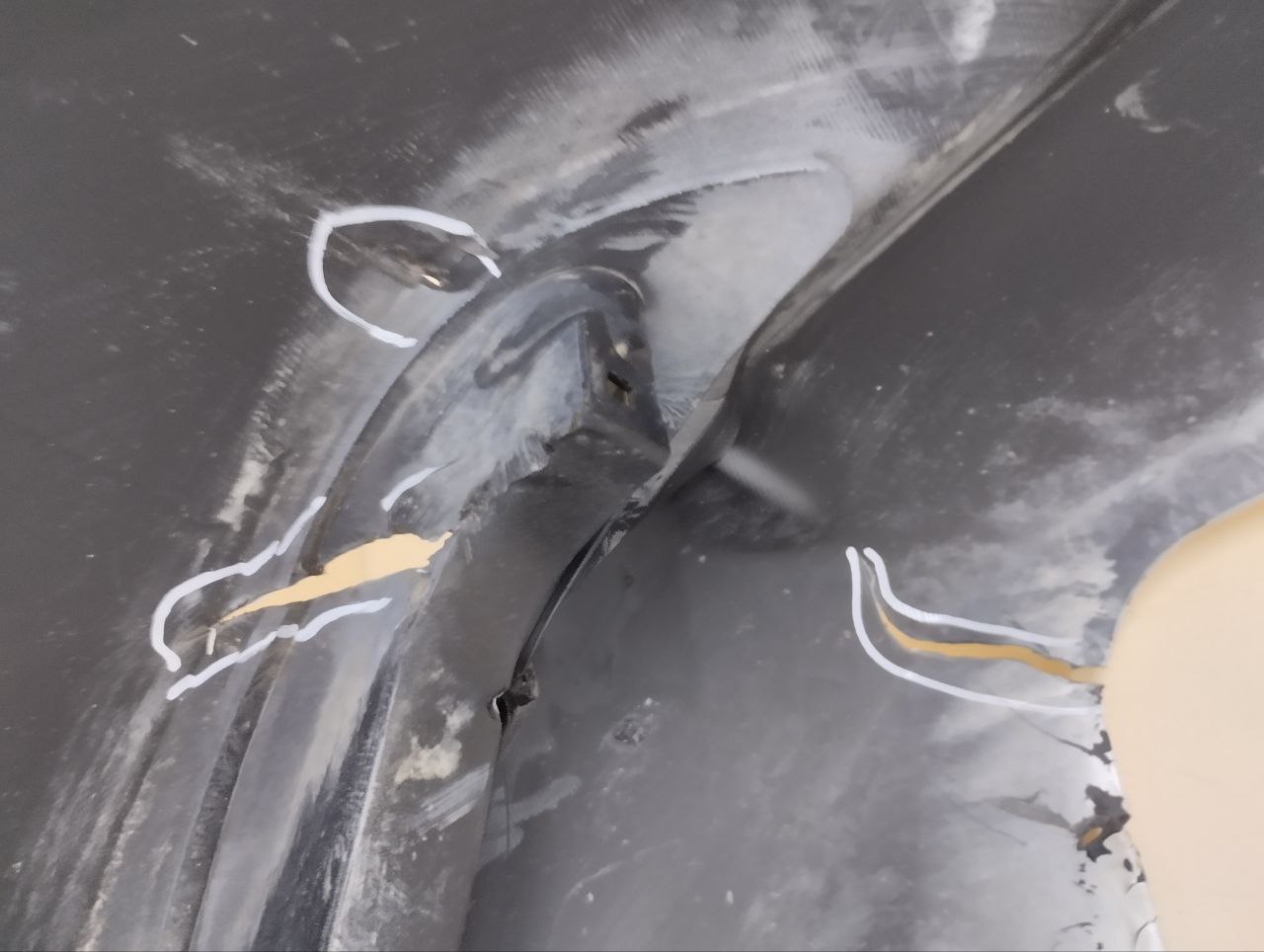 Бампер задний Infiniti QX60 (L50) 2013-2021