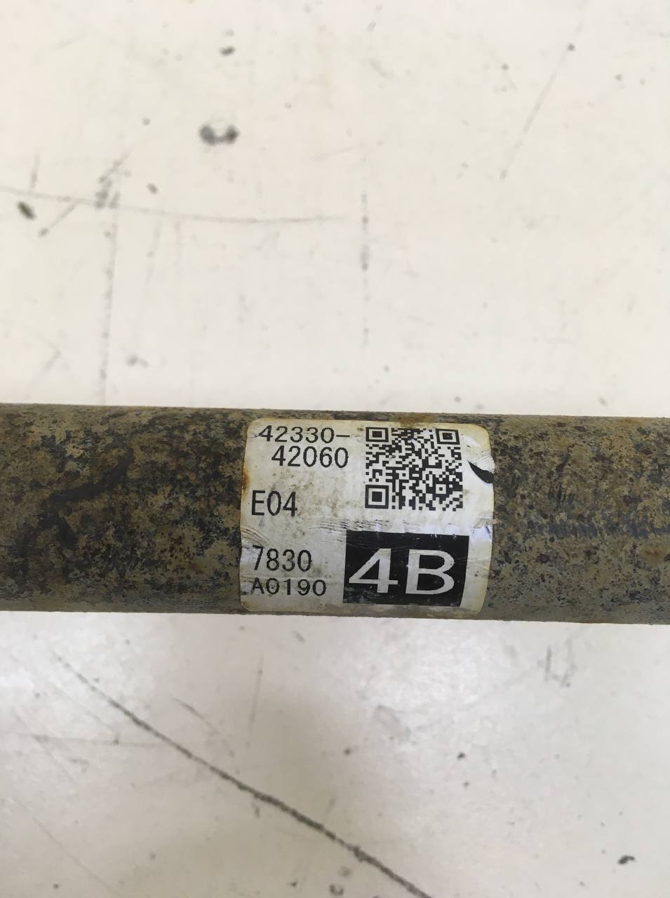 Полуось задняя Toyota Rav 4 (XA40) 2013-2019