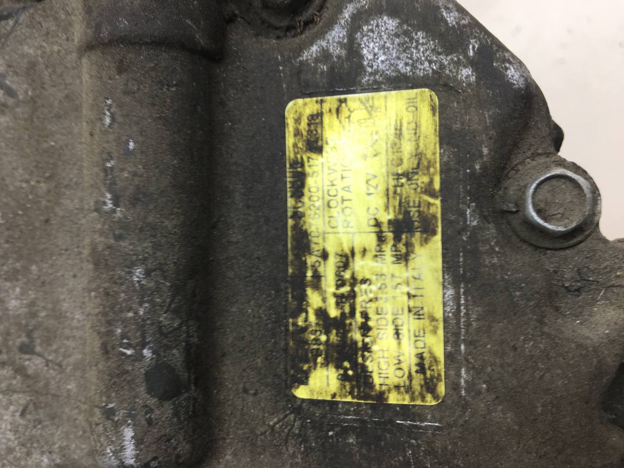 Компрессор системы кондиционирования Fiat Albea 2002-2012