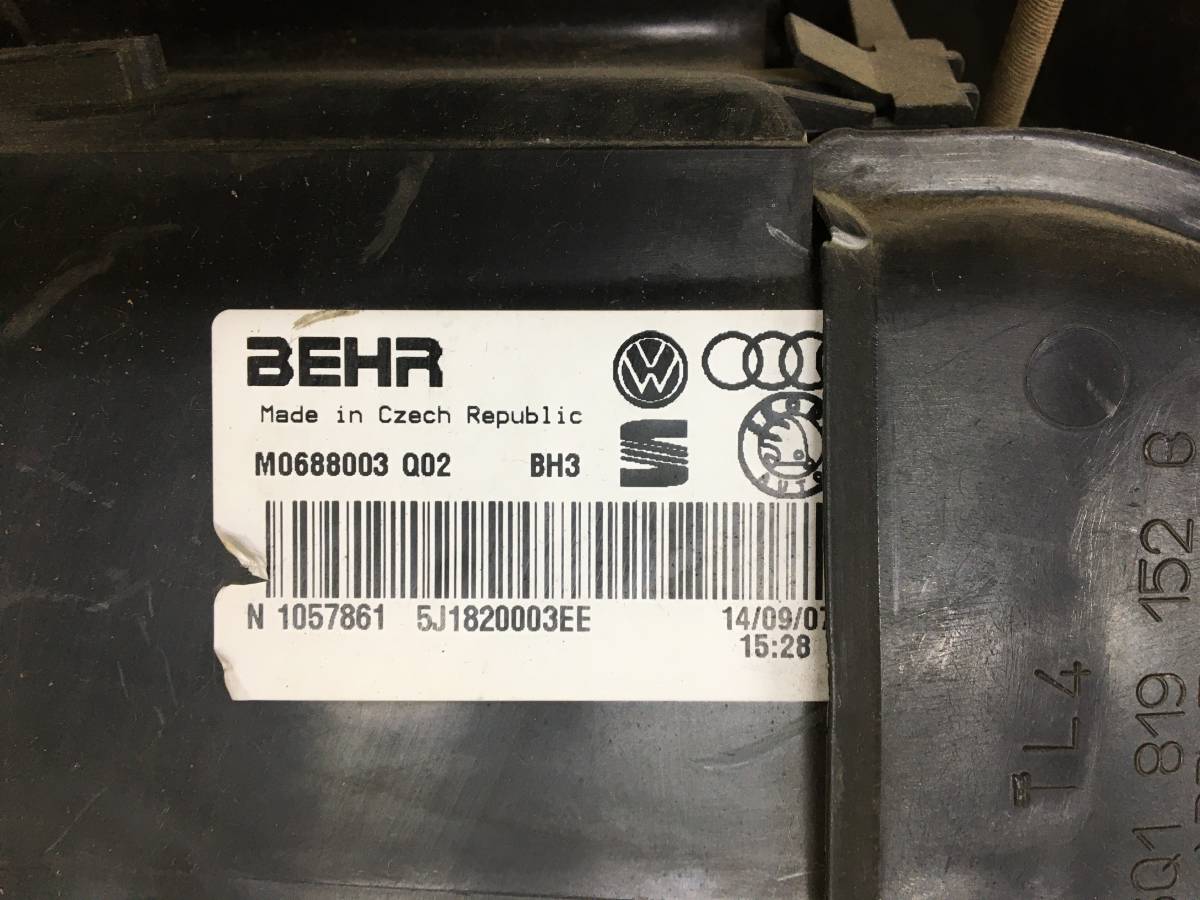 Корпус отопителя Skoda Fabia (5J) 2007-2014