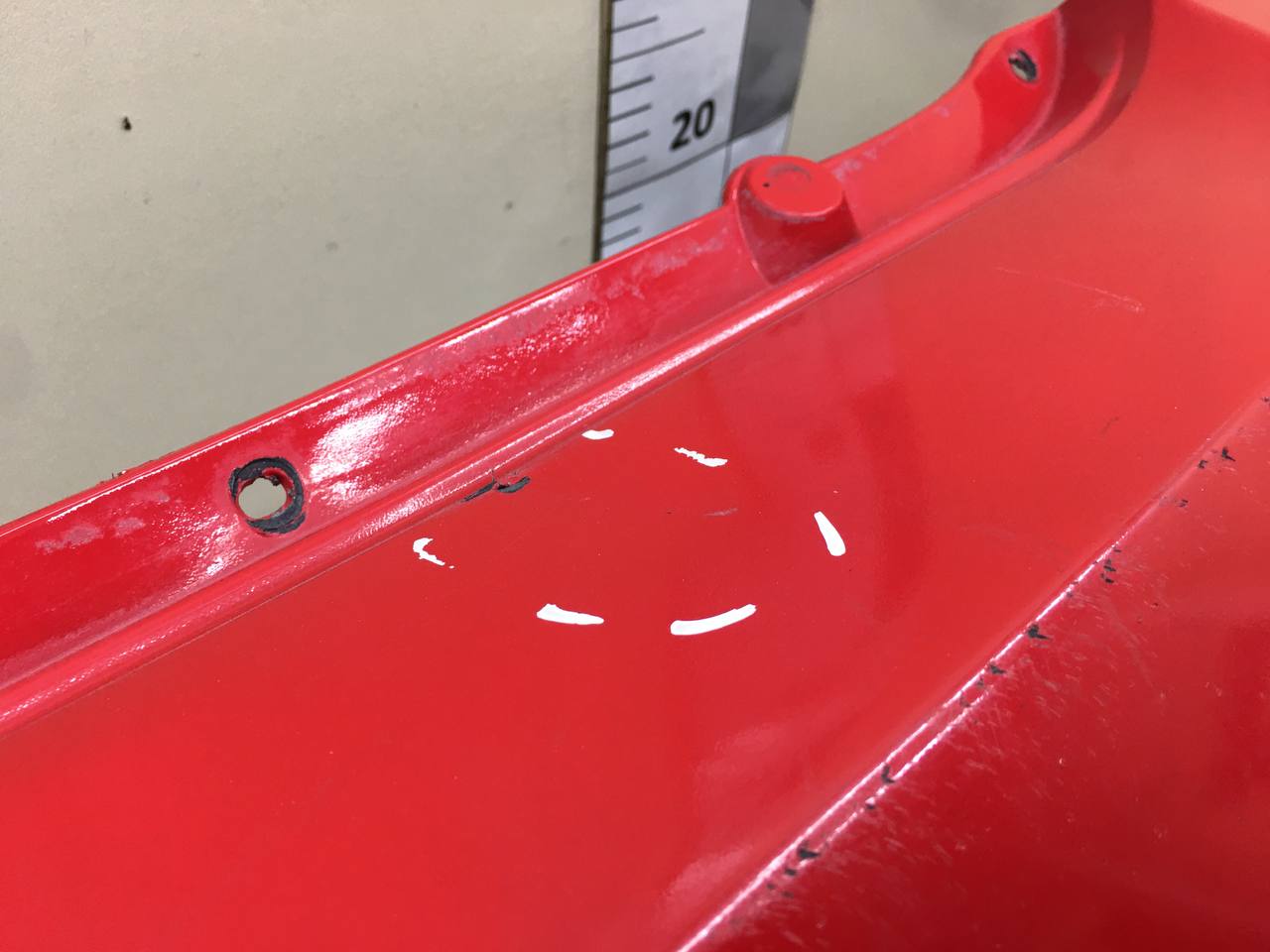 Бампер задний Chevrolet Spark (M200) 2005-2010