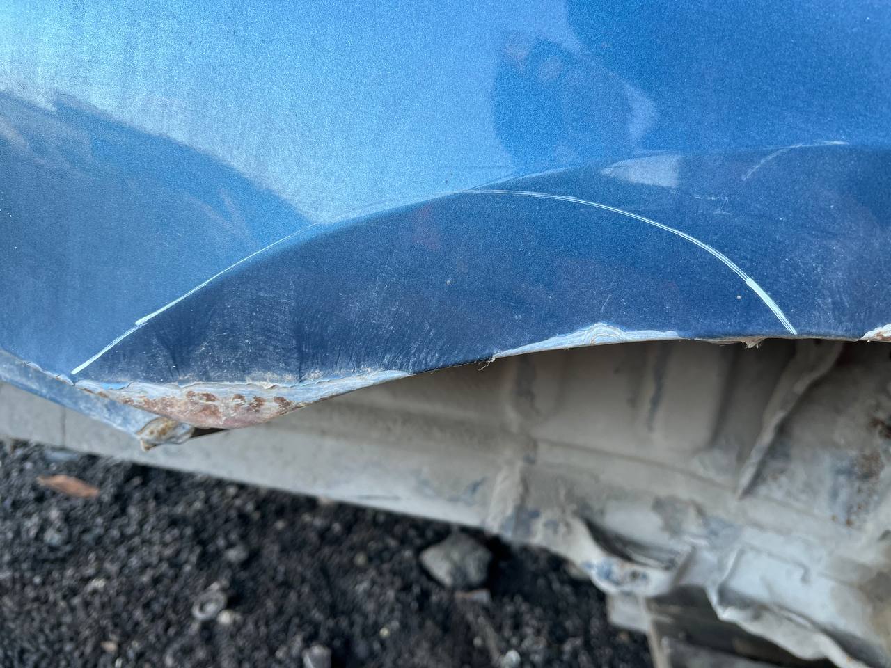 Крыло заднее правое Citroen C-Elysee 2012-2017