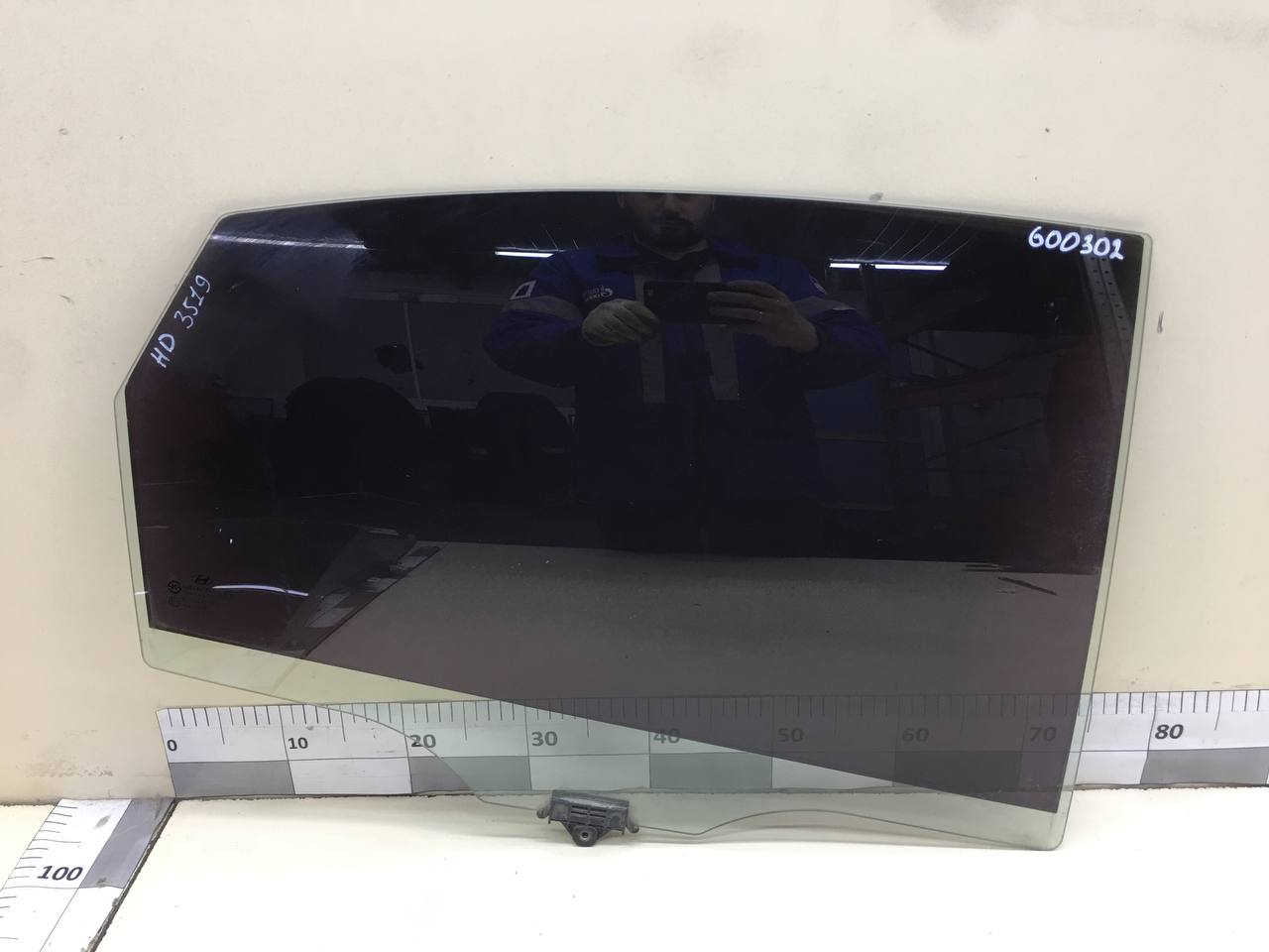 Стекло двери задней правой Hyundai Elantra (HD) 2006-2010